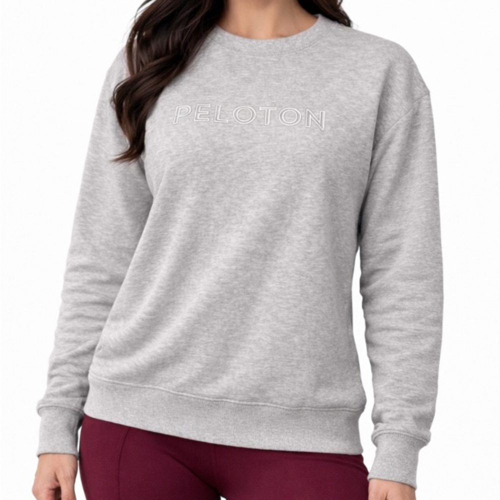 Peloton Heather Gray Crewneck Sweatshirt